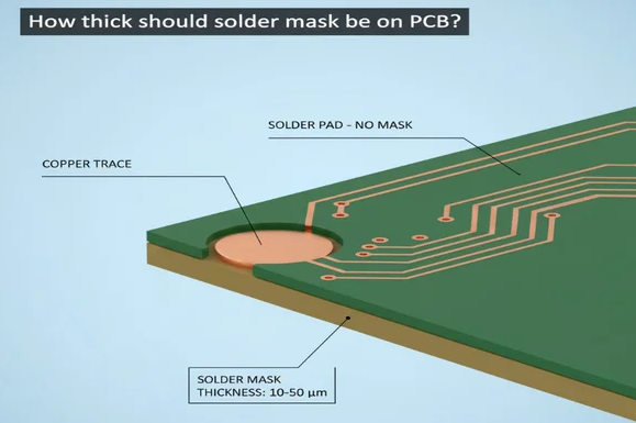 Độ dày của mặt nạ hàn nên là bao nhiêu, http://bestpcb.vn/2026/01/23/pcb-solder-mask/