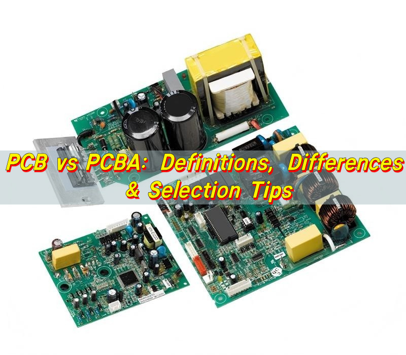 PCB vs PCBA: Definitions, Differences & Selection Tips