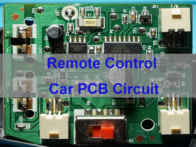 Remote Control Car PCB Circuit