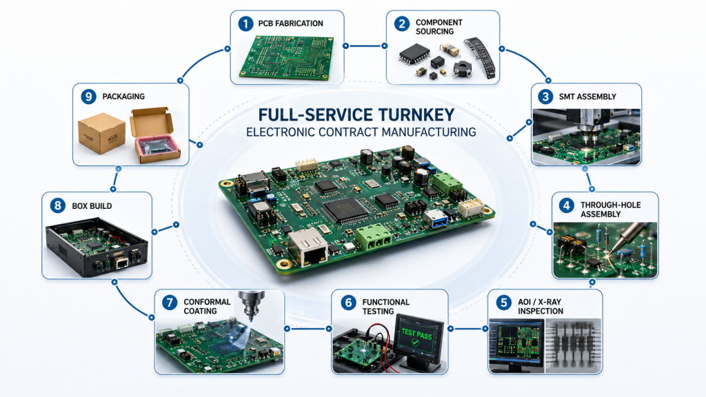 What is electronic contract manufacturing?
